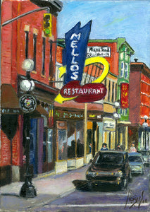 Dalhousie Street Ottawa, print on canvas