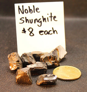 Noble shunghite nuggets 12mm for water elixir